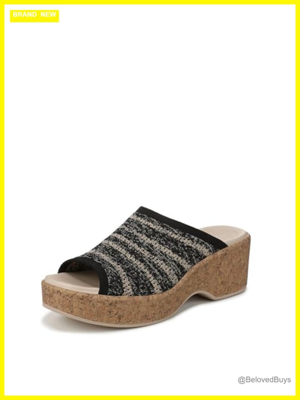 LifeStride Veryready Slide Sandals Platform Wedge Open Toe Slip On Casual